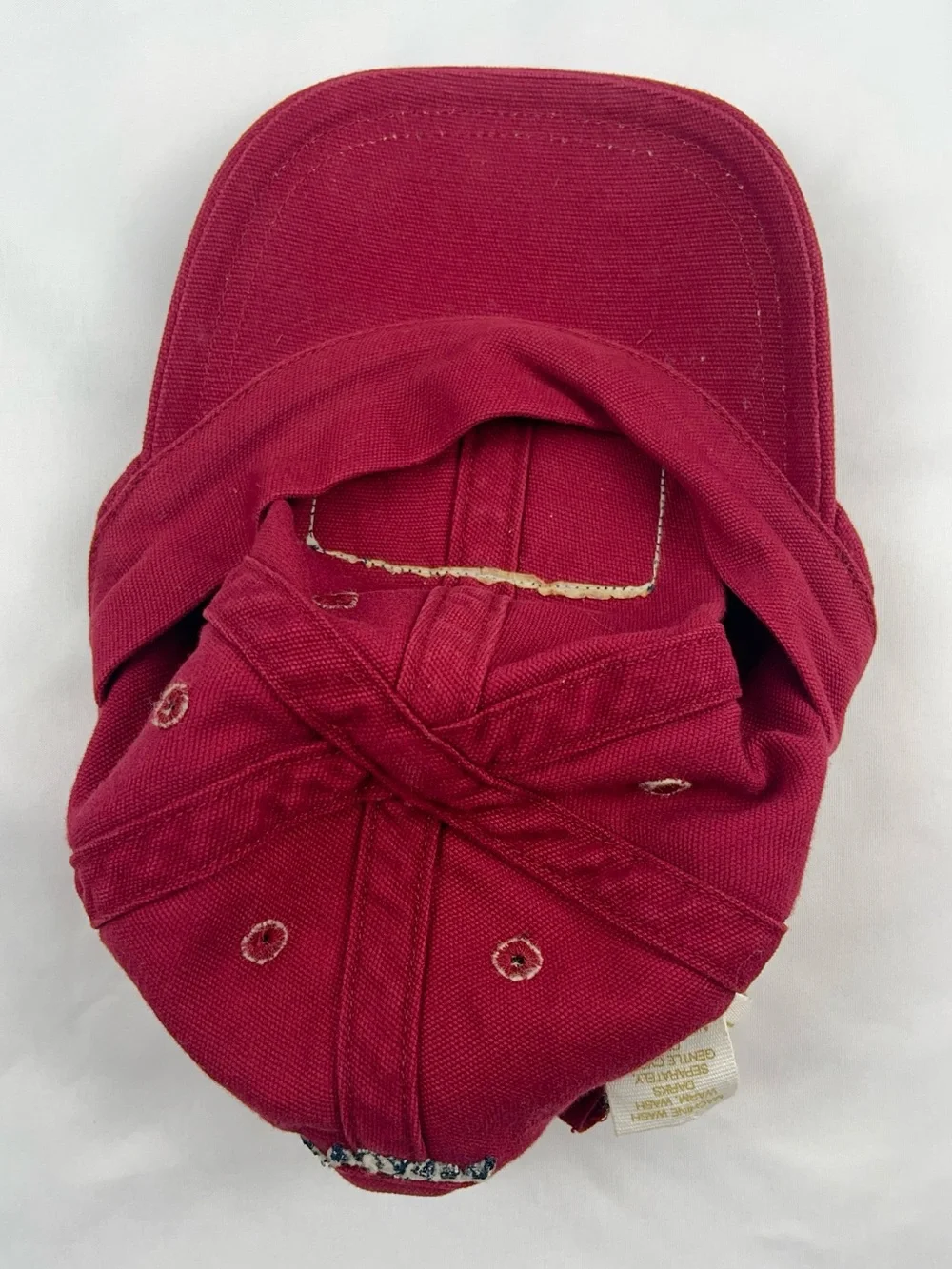 Baby Gap Red American Flag Patch Cotton Cap 2-4 Years
